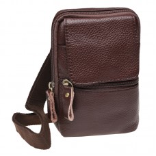Чоловіча шкіряна сумка через плече Keizer K11024-brown