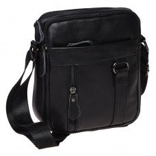 Чоловіча шкіряна сумка Borsa Leather K11169a-black