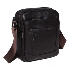 Чоловіча шкіряна сумка Borsa Leather K1223-brown