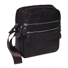 Мужская кожаная сумка Borsa Leather K13923-brown