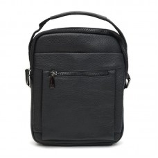 Чоловіча шкіряна сумка Borsa Leather k1885-black