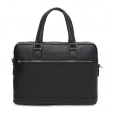 Мужская кожаная сумка Borsa Leather K16613-1-black