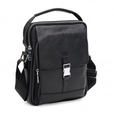 Чоловіча шкіряна сумка Borsa Leather k19747-black