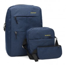 Рюкзак + сумка Monsen C11083-blue