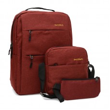 Рюкзак Monsen + сумка C11083-red
