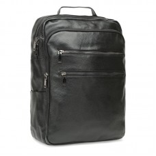 Мужской кожаный рюкзак Keizer K1519-black
