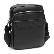 Чоловіча шкіряна сумка Ricco Grande K12059-black
