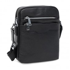 Чоловіча шкіряна сумка Ricco Grande K16507bl-black