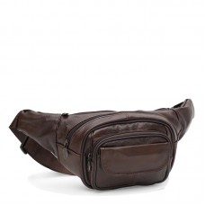 Чоловіча шкіряна сумка на пояс Keizer K18014br-brown