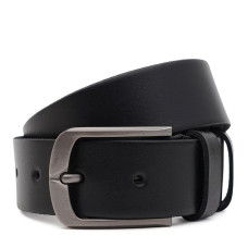 Чоловічий шкіряний ремінь Borsa Leather 115v1fx89-black