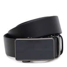 Чоловічий шкіряний ремінь Borsa Leather 115v1genav40-black