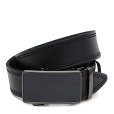 Чоловічий шкіряний ремінь Borsa Leather 115v1genav41-black