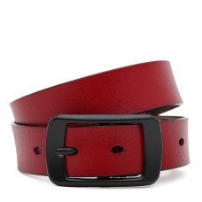 Женский кожаный ремень Borsa Leather CV1ZK-001r-red