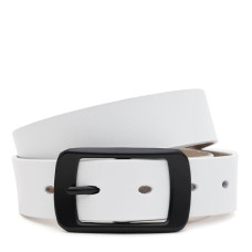 Женский кожаный ремень Borsa Leather CV1ZK-001w-white
