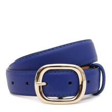 Женский кожаный ремень Borsa Leather CV1ZK-112n-navy