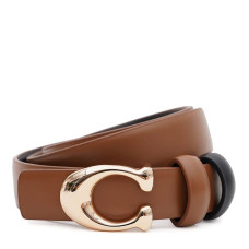 Женский кожаный двусторонний ремень Borsa Leather CV1ZK-119br-brown/black
