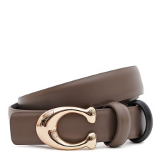 Женский кожаный двусторонний ремень Borsa Leather CV1ZK-119t-taupe/black