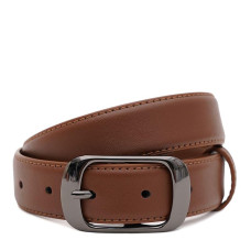 Женский кожаный ремень Borsa Leather CV1ZK-158br-brown