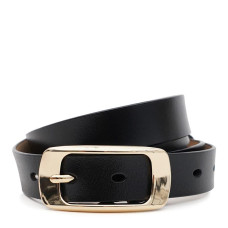 Женский кожаный ремень Borsa Leather CV1ZK015-goldblack