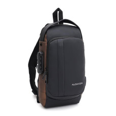Сумка-слинг мужская Monsen C1BLH626br-brown