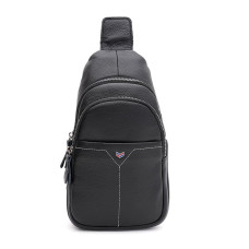 Мужской кожаный рюкзак Keizer K1612-11bl-black