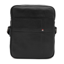 Чоловіча шкіряна сумка Borsa Leather K1265-3bl-black