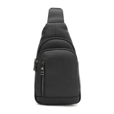Чоловічий рюкзак через плече Borsa Leather K1328b-black
