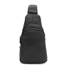 Чоловічий рюкзак через плече Borsa Leather K1328c-black