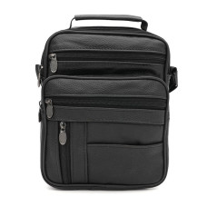 Чоловіча шкіряна сумка Borsa Leather K16683-3bl-black