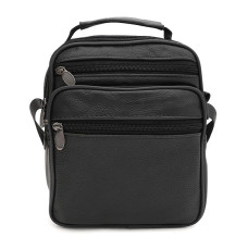 Чоловіча шкіряна сумка Borsa Leather K16685-3-black