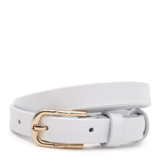 Женский кожаный ремень Borsa Leather 100v1genw65-white