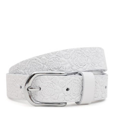 Женский кожаный ремень Borsa Leather 100v1genw87-white