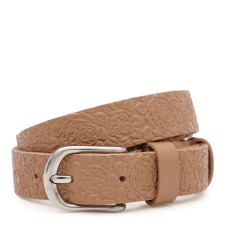 Женский кожаный ремень Borsa Leather 100v1genw90-caramel
