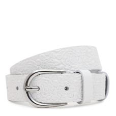 Женский кожаный ремень Borsa Leather 100v1genw91-white