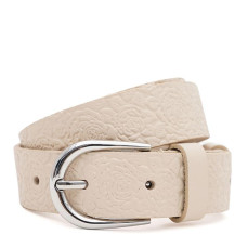 Женский кожаный ремень Borsa Leather 100v1genw93-h.beige
