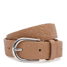 Женский кожаный ремень Borsa Leather 100v1genw94-caramel