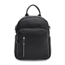Женский кожаный рюкзак Keizer K108125bl-black