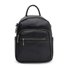 Жіночий шкіряний рюкзак Keizer K18123bl-black
