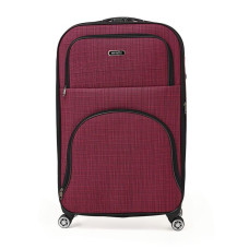 Чемодан большой 4 колеса Ricco Grande T1TEXT1000pink-XL