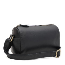 Женская кожаная сумка Borsa Leather K19922bl-black