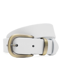 Женский кожаный ремень Borsa Leather 100b1genw154-white