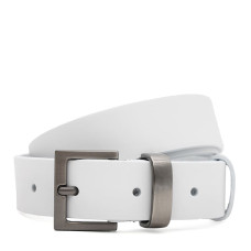 Женский кожаный ремень Borsa Leather 100s1genw132-white