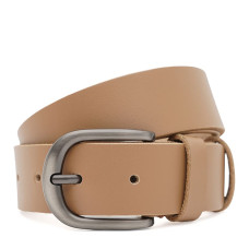 Жіночий шкіряний ремінь Borsa Leather 100v1genw106-caramel
