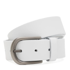 Жіночий шкіряний ремінь Borsa Leather 100v1genw107-white