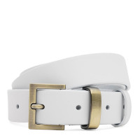 Женский кожаный ремень Borsa Leather 110b1genw130-white