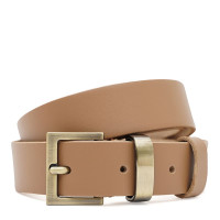 Женский кожаный ремень Borsa Leather 110b1genw133-caramel
