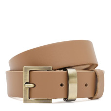 Жіночий шкіряний ремінь Borsa Leather 110b1genw133-caramel