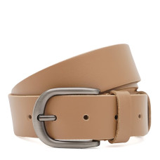 Жіночий шкіряний ремінь Borsa Leather 110v1genw111-caramel