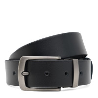 Мужской кожаный ремень Borsa Leather 125v1fx111-black