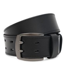 Чоловічий шкіряний ремінь Borsa Leather 125v1fx113-black